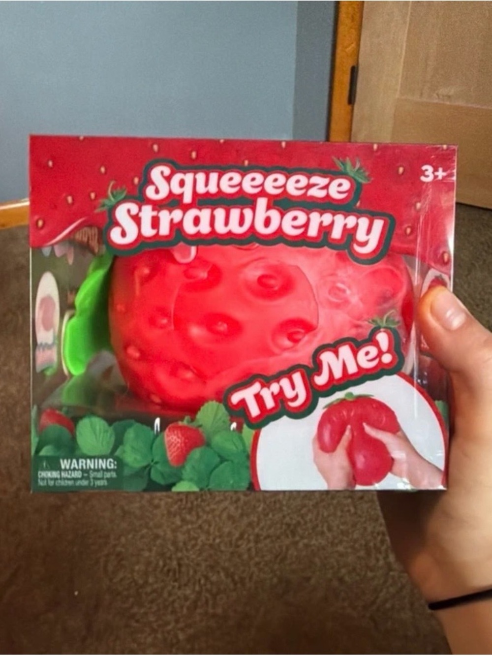 Jumbo Strawberry Squishy